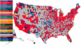Illustration for article titled A Map of Who's the Best (and Most Biased) at Picking March Madness Brackets